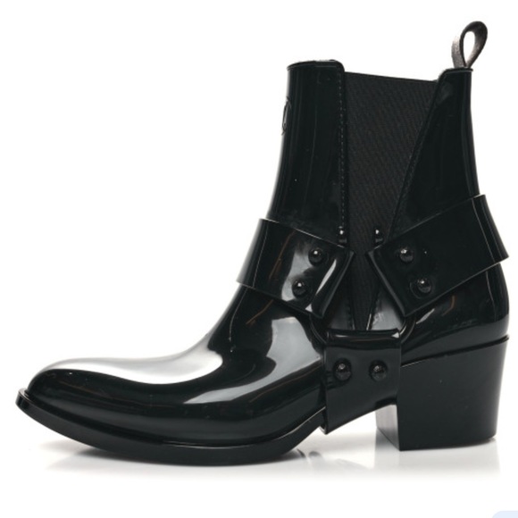 Louis Vuitton Rhapsody ankle rain boot EUC size 39 - Picture 3 of 16